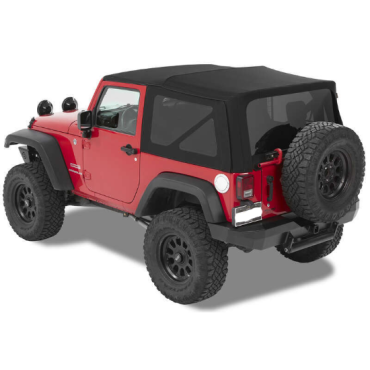 SOFT TOP  JEEP WRANGLER  BLACK